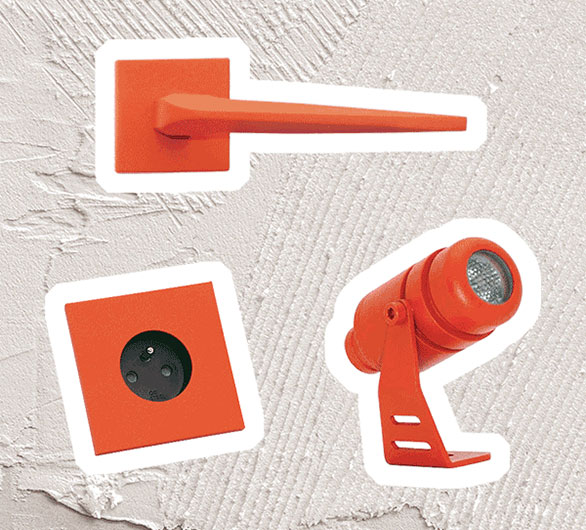 harmonie finitions orange texturé